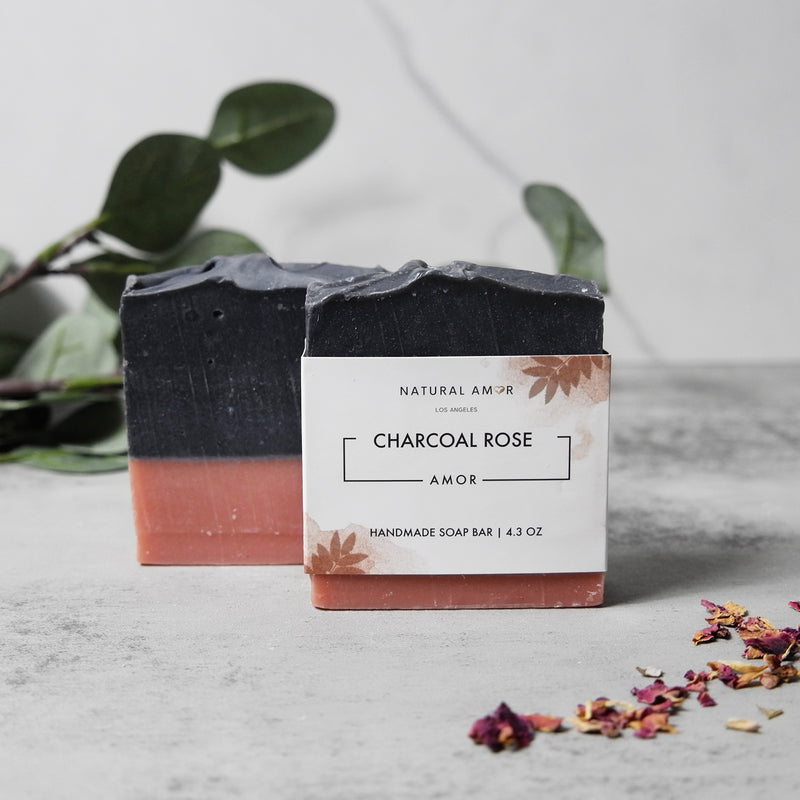 Charcoal Cedar Rose Soap Bar