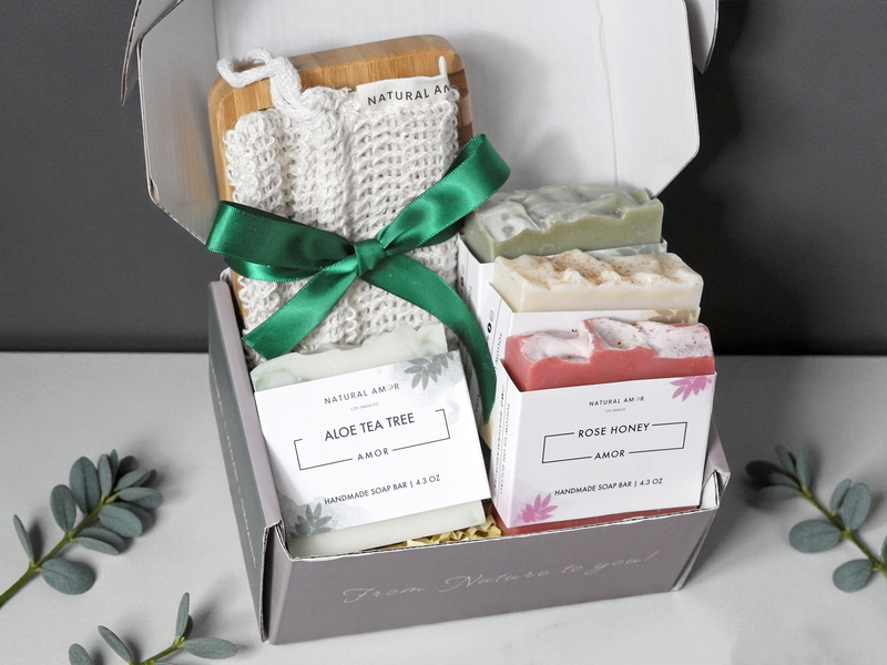 4pk Handmade Soap Gift Box