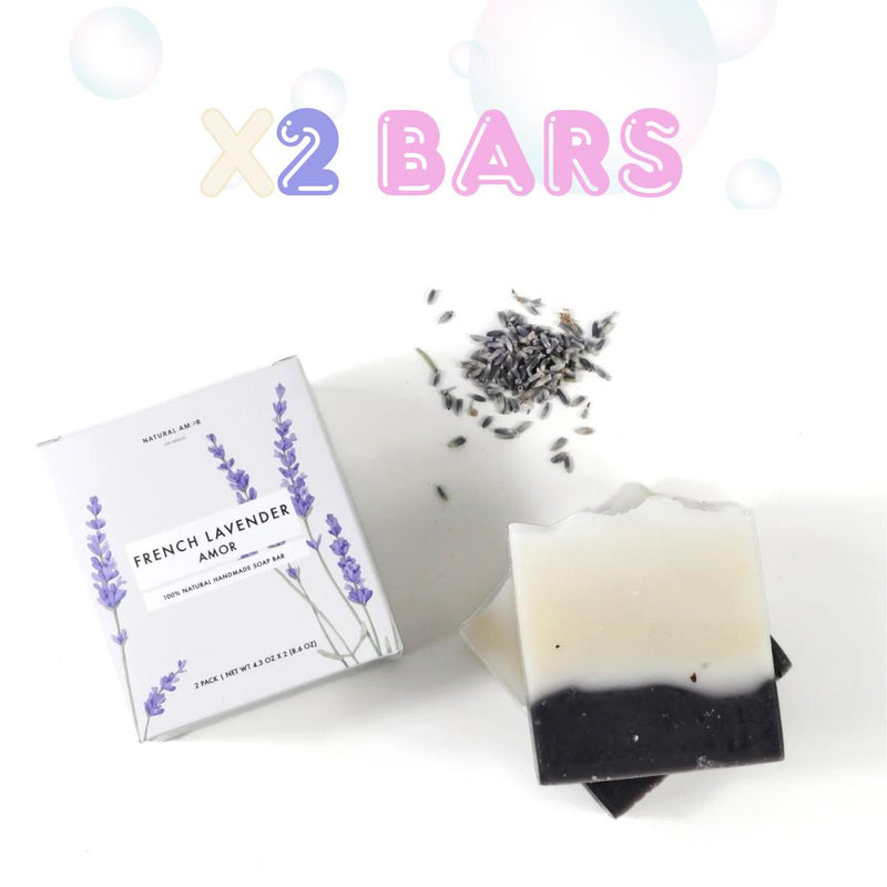 2 Bars HANDCRAFTED SOAP，Moisturizing Cold Process Soap Bars enriched with shea butter, Rich Smooth Lather Pure Plant Oil Bath & Body Soap for All Skin Types