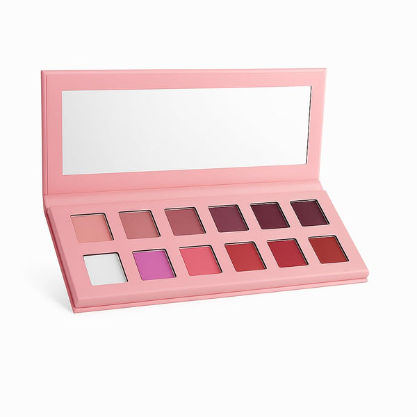 12-Color Pink & Purple Eyeshadow Palette