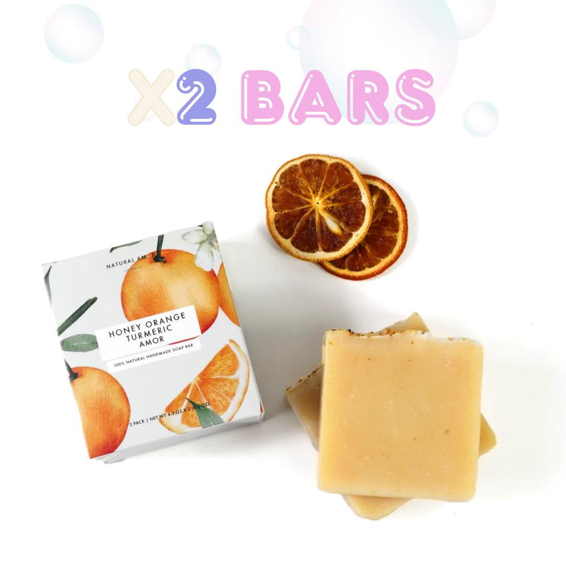 2 Bars HANDCRAFTED SOAP，Moisturizing Cold Process Soap Bars enriched with shea butter, Rich Smooth Lather Pure Plant Oil Bath & Body Soap for All Skin Types