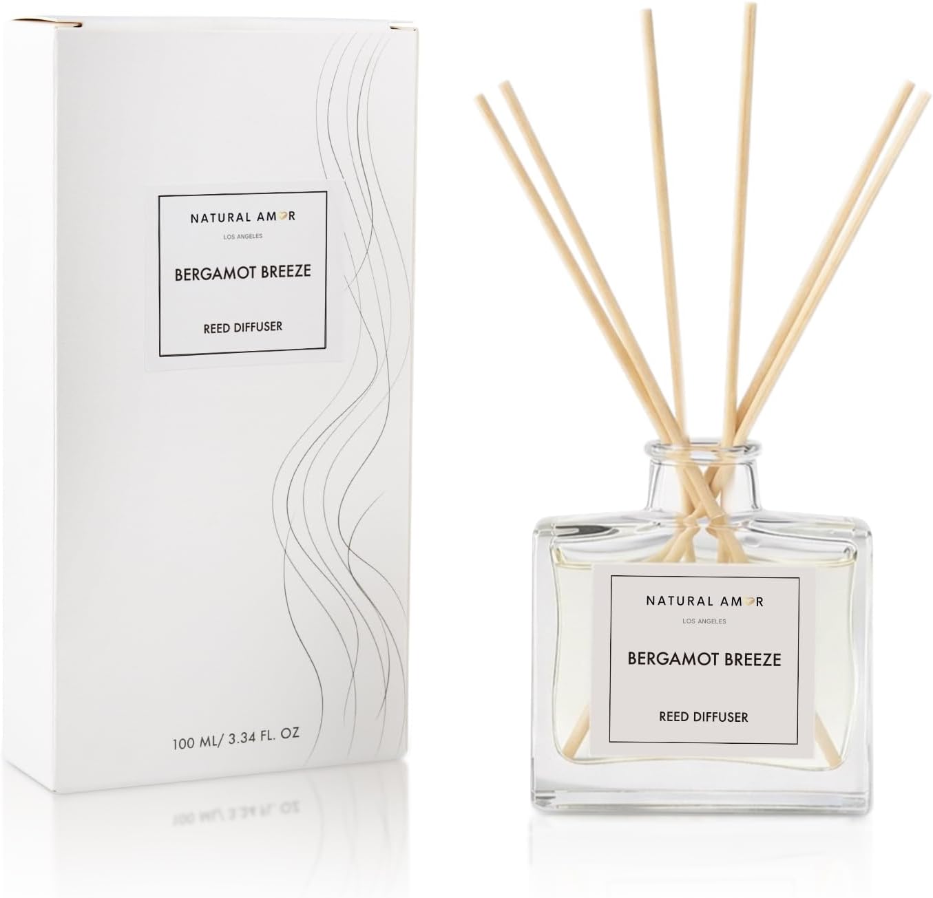 Bergamot Breeze Reed Diffuser Set 3.38 fl oz – NaturalAmor