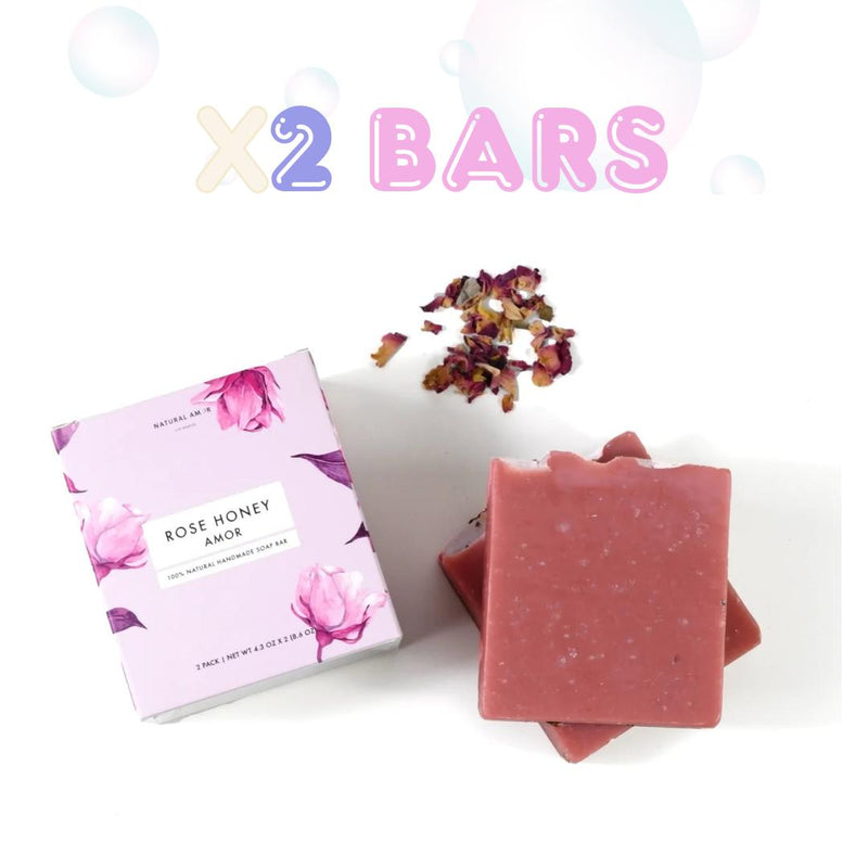 2 Bars HANDCRAFTED SOAP，Moisturizing Cold Process Soap Bars enriched with shea butter, Rich Smooth Lather Pure Plant Oil Bath & Body Soap for All Skin Types