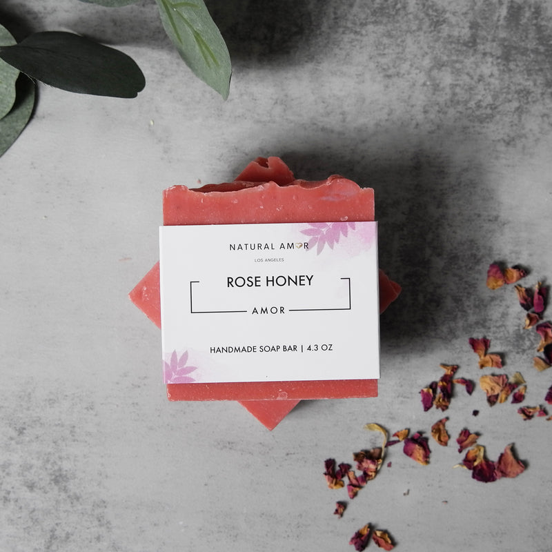 Rose Honey Soap Bar