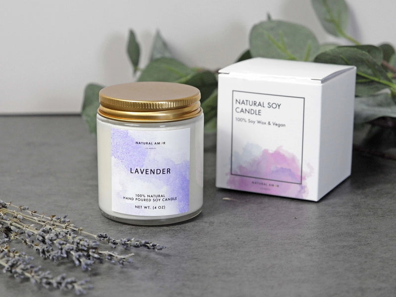 Lavender Natural Soy Candle