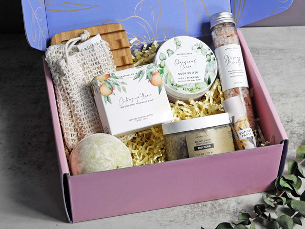 Warm Hugs Gift Box| Gift Basket for women| Thank you gift |Care Package for women
