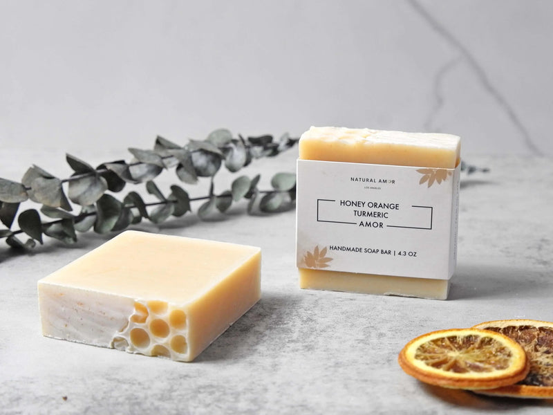 Honey Orange Turmeric Soap 2pk