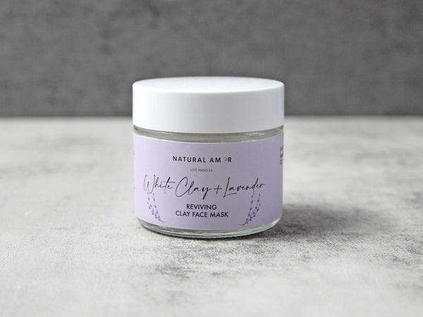 Lavender White Clay Mask 2oz Jar