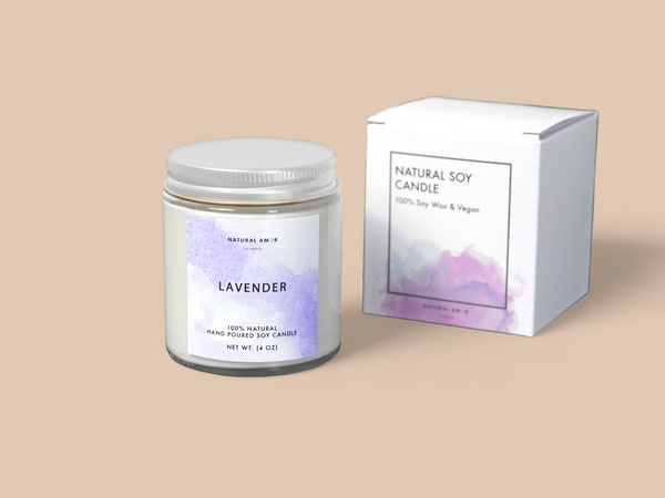 Lavender Natural Soy Candle