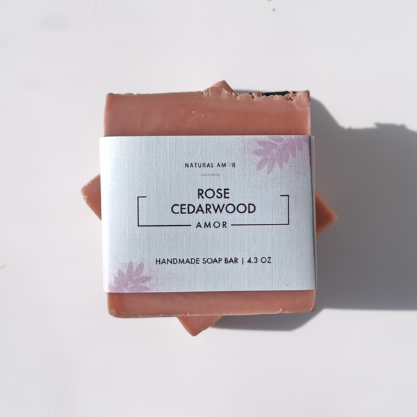 Rose Cedar wood Soap Bar