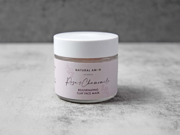 Rose Chamomile Clay Mask 2oz Jar