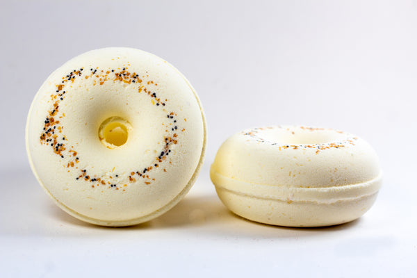 Lemon Poppy Donut Bubble Bath Bomb