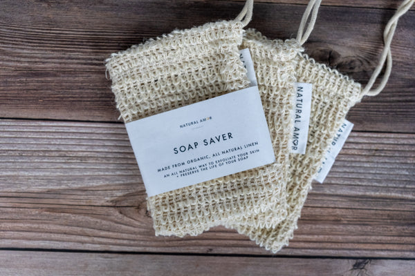Soap Saver Bag | Cotton Soap Saver | NaturalAmor