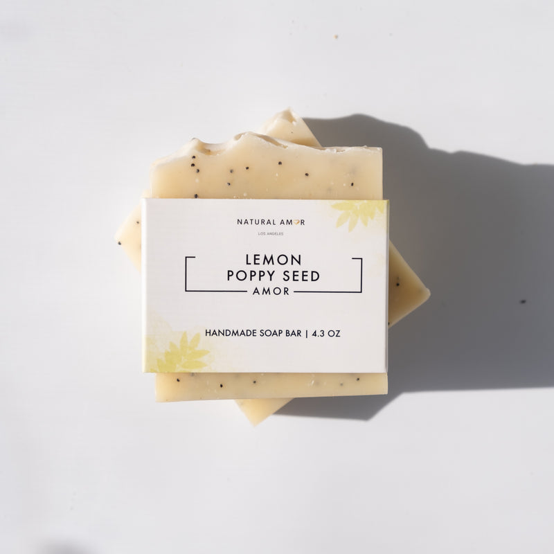 Lemon Poppyseed Soap Bar | Poppyseed Soap Bar | NaturalAmor