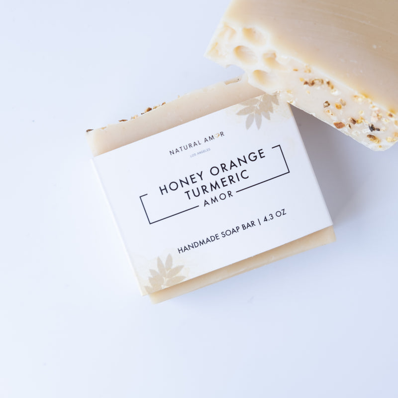 Orange Turmeric Amor Soap | Organic Soap Bar | NaturalAmor