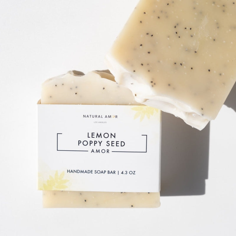 Lemon Poppyseed Soap Bar | Poppyseed Soap Bar | NaturalAmor