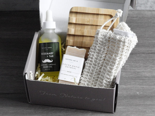 Self Care Gift for Men| Valentine's Day Gift for him| Groomsmen Gift| Birthday Gift Box| Beard Oil