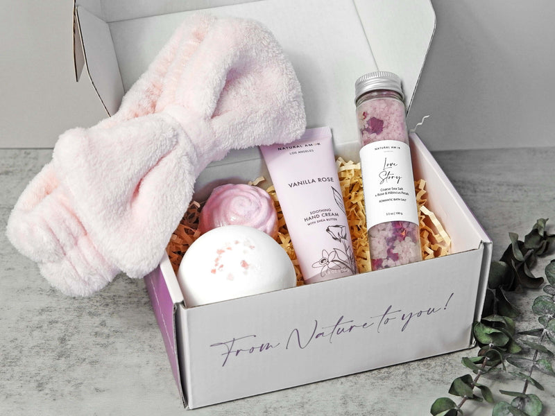 Love Story Gift Set | Gift for her | Bridesmaid Gift| Wedding Favor| Birthday Gift Box| Gift Basket for women | Rose Gift for Fall