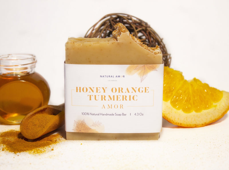 Orange Turmeric Amor Soap | Organic Soap Bar | NaturalAmor