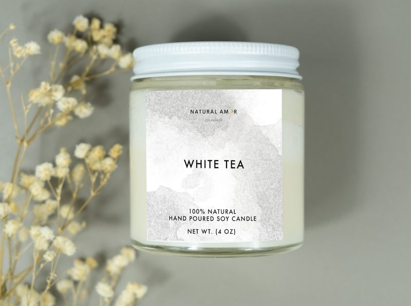 White Tea Natural Soy Candle